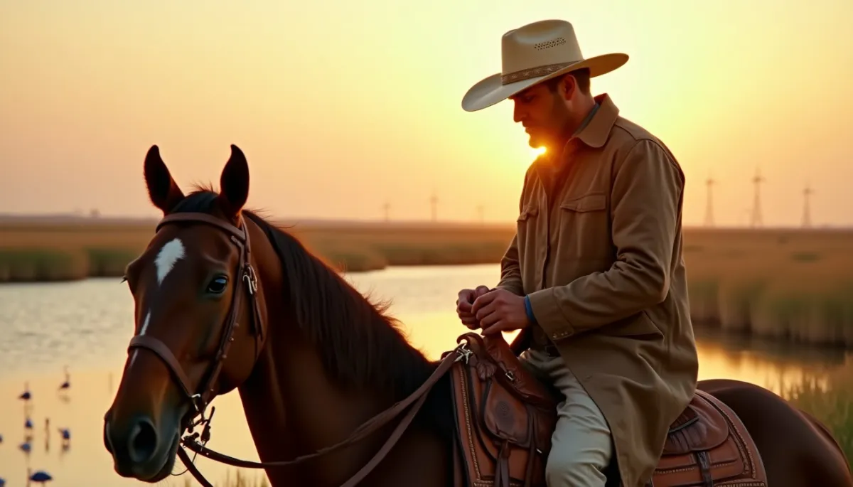 The Camargue saddle: a leatherwork jewel built for cattle work