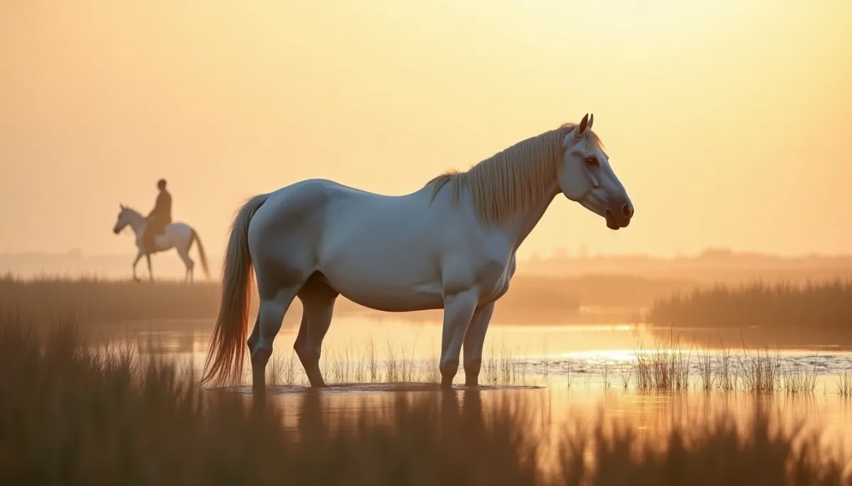Le cheval camargue : la légende équine et increvable du "Crin-Blanc"