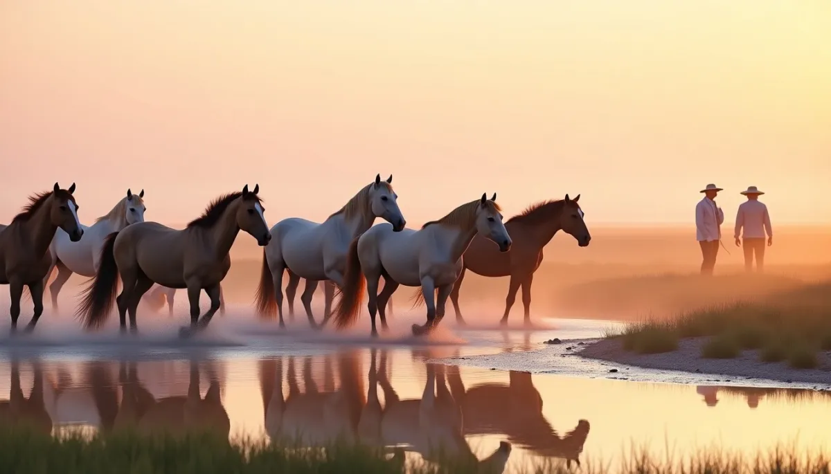 Les origines mystérieuses du cheval Camargue : descendant direct des chevaux préhistoriques ?