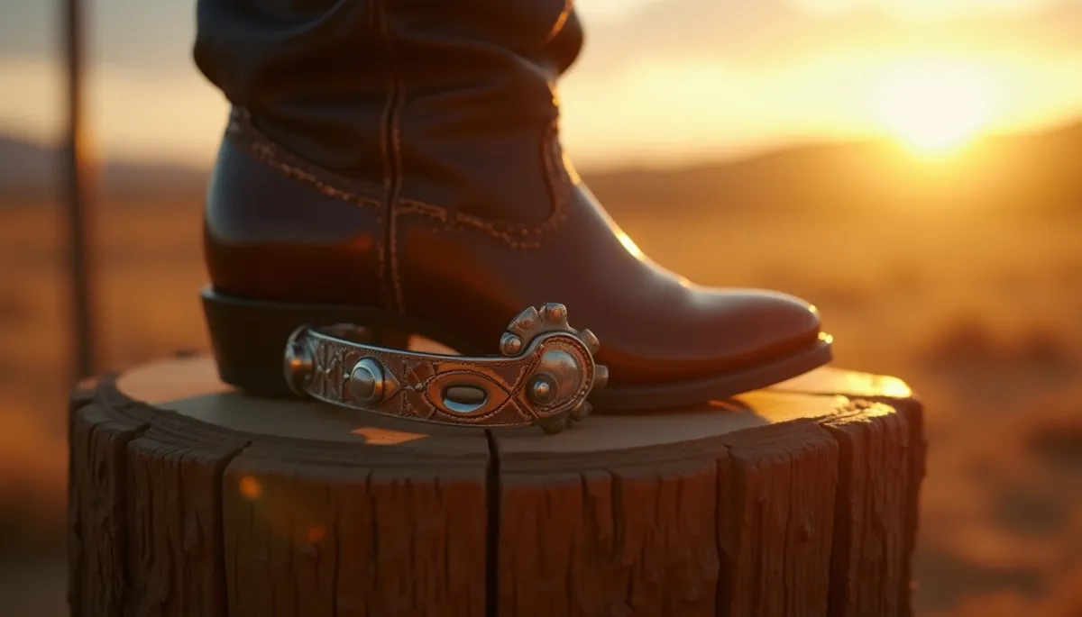 Les secrets des éperons western : outil de précision ou accessoire de style ?