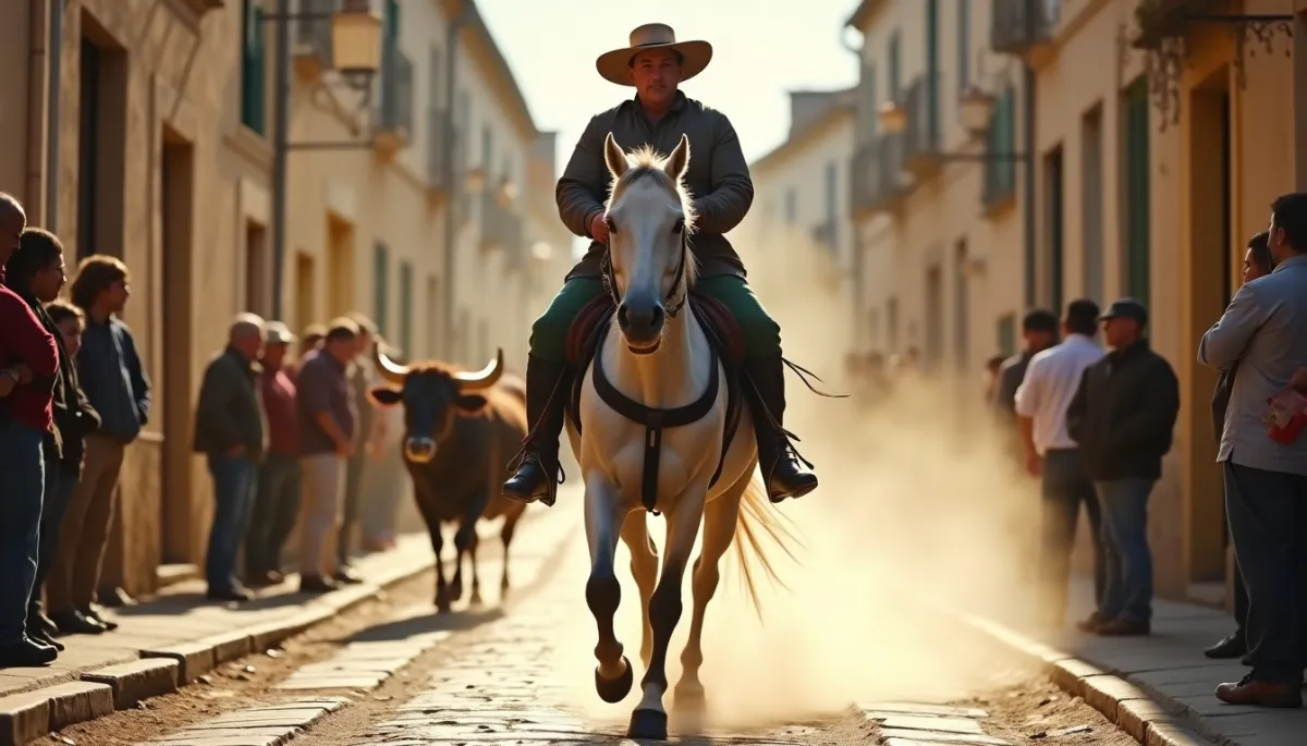 Les langes et la protection du cheval lors des jeux taurins