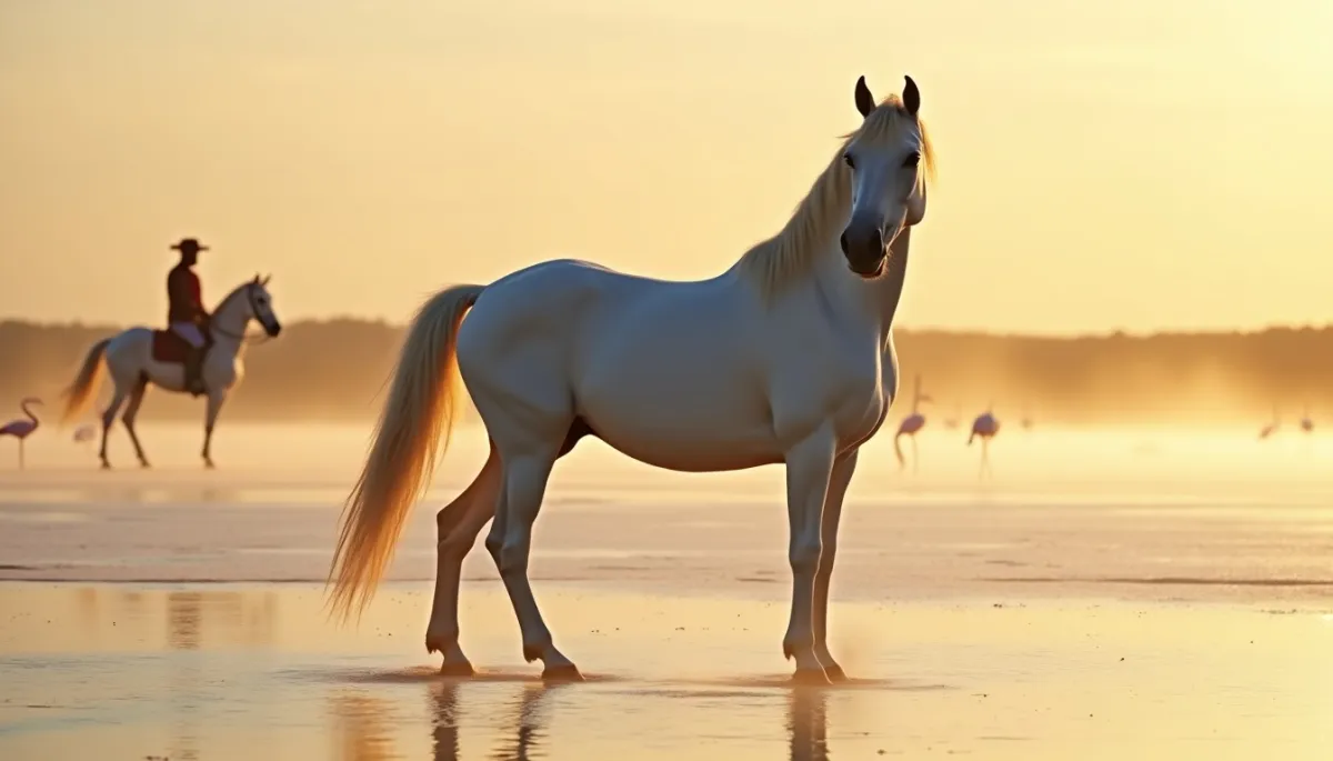 Les étalons Camargue : sélection et préservation de la race pure