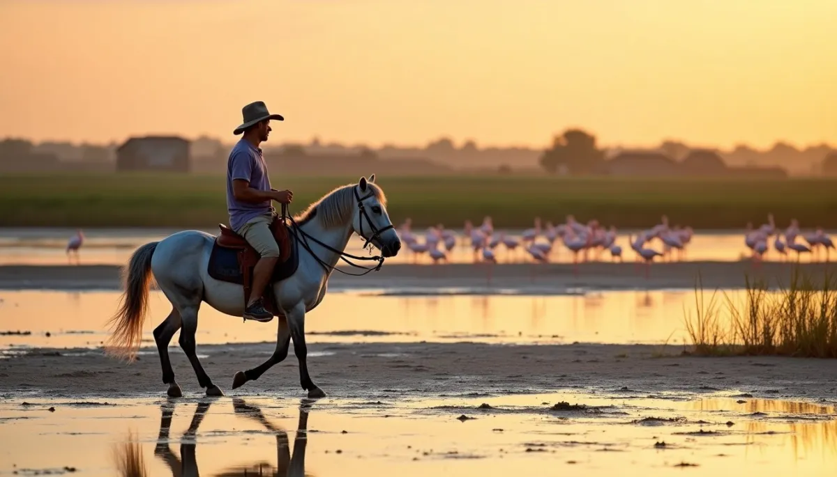 Au musée de la Camargue : l'homme, le cheval et l'eau