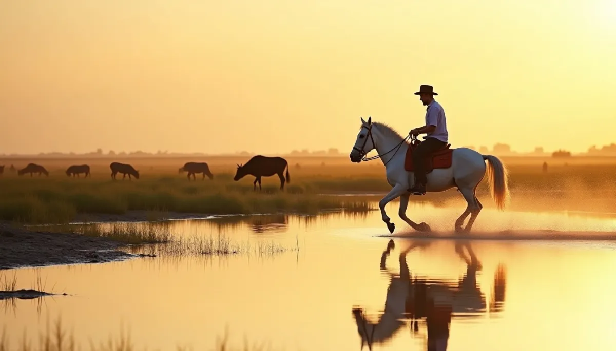 La montée des eaux et l'avenir des manades de Camargue