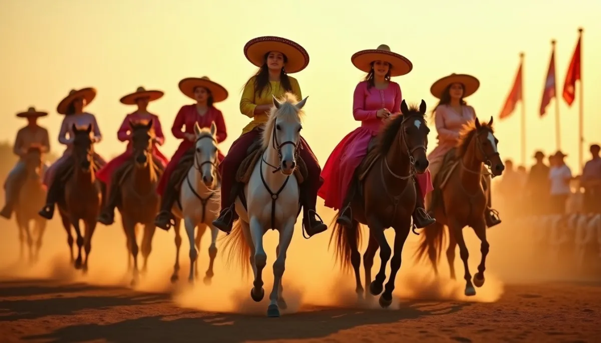 Les escaramuzas : la rigueur et le danger de la monte en amazone mexicaine